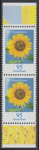 BUND 2005 Michel-Nummer 2434 postfrisch vert.PAAR RÄNDER oben/unten