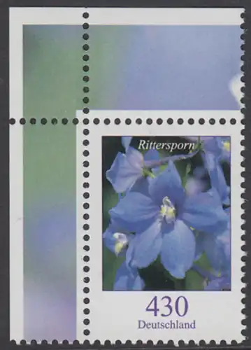 BUND 2005 Michel-Nummer 2435 postfrisch EINZELMARKE ECKRAND oben links