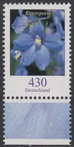 BUND 2005 Michel-Nummer 2435 postfrisch EINZELMARKE RAND unten (c)