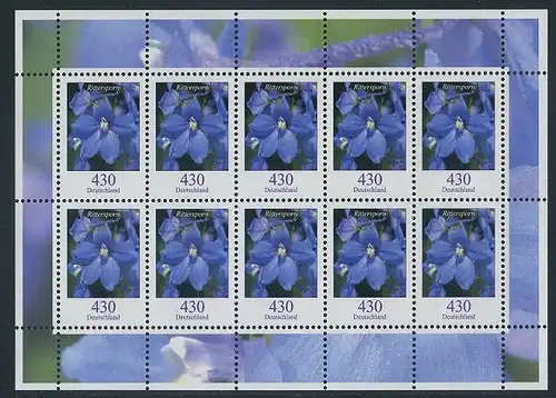 BUND 2005 Michel-Nummer 2435 postfrisch BOGEN(10)