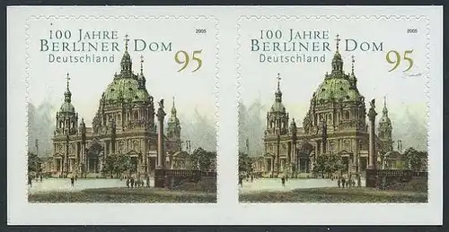 BUND 2005 Michel-Nummer 2446 postfrisch horiz.PAAR (b) -aus MH/selbstklebend-