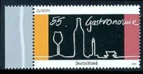 BUND 2005 Michel-Nummer 2457 postfrisch EINZELMARKE RAND links