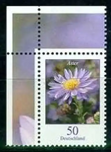 BUND 2005 Michel-Nummer 2463 postfrisch EINZELMARKE ECKRAND oben links