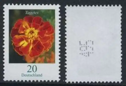 BUND 2005 Michel-Nummer 2471 postfrisch EINZELMARKE m/ rücks.Rollennummer 495