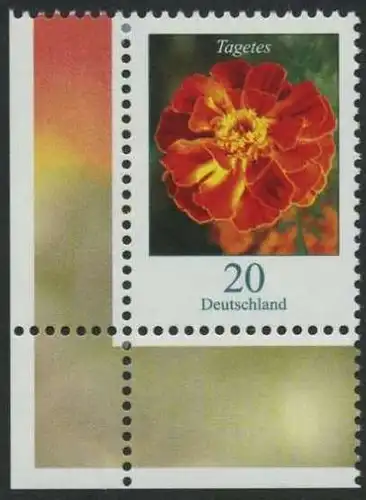 BUND 2005 Michel-Nummer 2471 postfrisch EINZELMARKE ECKRAND unten links