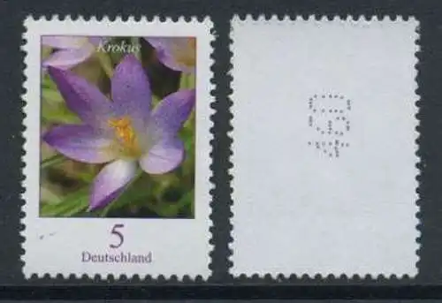 BUND 2005 Michel-Nummer 2480 postfrisch EINZELMARKE m/ rücks.Rollennummer 460