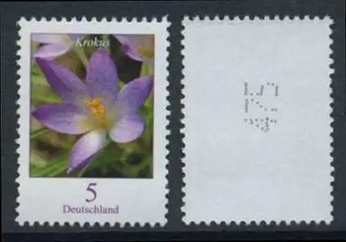 BUND 2005 Michel-Nummer 2480 postfrisch EINZELMARKE m/ rücks.Rollennummer 475