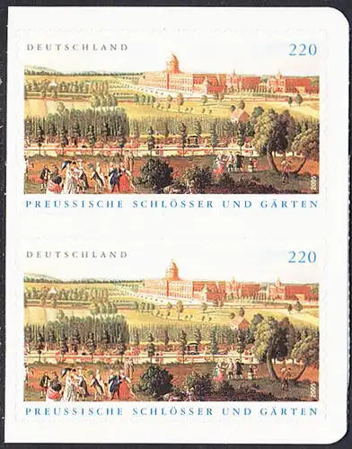 BUND 2005 Michel-Nummer 2499 postfrisch vert.PAAR (b) -aus MH/selbstklebend-