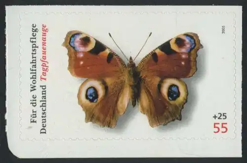 BUND 2005 Michel-Nummer 2504 postfrisch EINZELMARKE (d) -aus MH/selbstklebend-