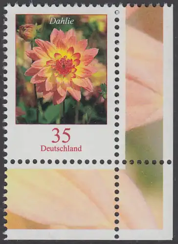 BUND 2006 Michel-Nummer 2505 postfrisch EINZELMARKE ECKRAND unten rechts