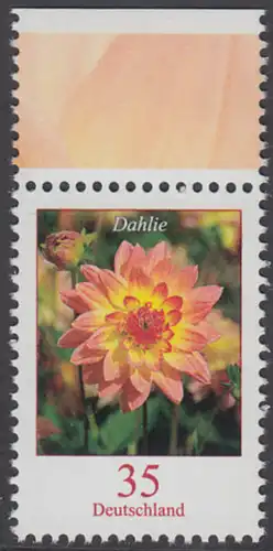 BUND 2006 Michel-Nummer 2505 postfrisch EINZELMARKE RAND oben (c)