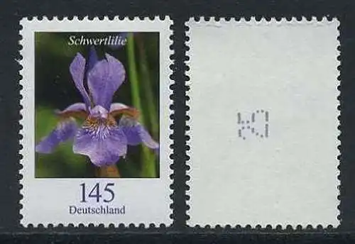 BUND 2006 Michel-Nummer 2507 postfrisch EINZELMARKE m/ rücks.Rollennummer 25