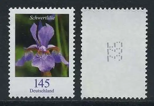 BUND 2006 Michel-Nummer 2507 postfrisch EINZELMARKE m/ rücks.Rollennummer 335