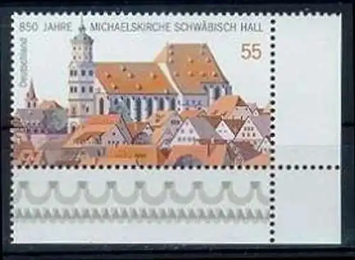 BUND 2006 Michel-Nummer 2522 postfrisch EINZELMARKE ECKRAND unten rechts