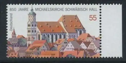 BUND 2006 Michel-Nummer 2522 postfrisch EINZELMARKE RAND rechts