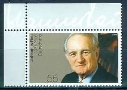 BUND 2006 Michel-Nummer 2528 postfrisch EINZELMARKE ECKRAND oben links