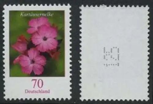 BUND 2006 Michel-Nummer 2529 postfrisch EINZELMARKE m/ rücks.Rollennummer 125