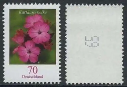 BUND 2006 Michel-Nummer 2529 postfrisch EINZELMARKE m/ rücks.Rollennummer 65