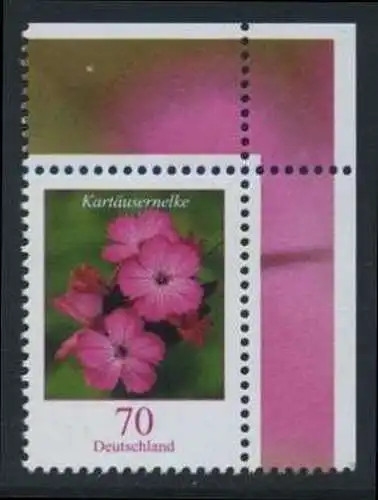 BUND 2006 Michel-Nummer 2529 postfrisch EINZELMARKE ECKRAND oben rechts