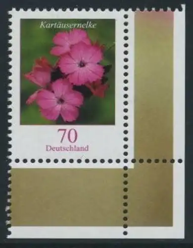 BUND 2006 Michel-Nummer 2529 postfrisch EINZELMARKE ECKRAND unten rechts