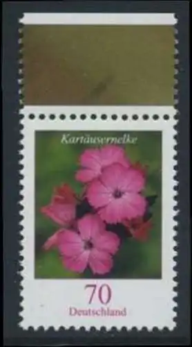 BUND 2006 Michel-Nummer 2529 postfrisch EINZELMARKE RAND oben (c)