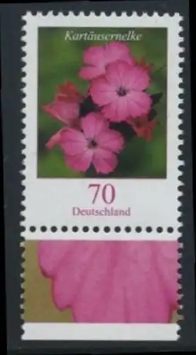 BUND 2006 Michel-Nummer 2529 postfrisch EINZELMARKE RAND unten (b)