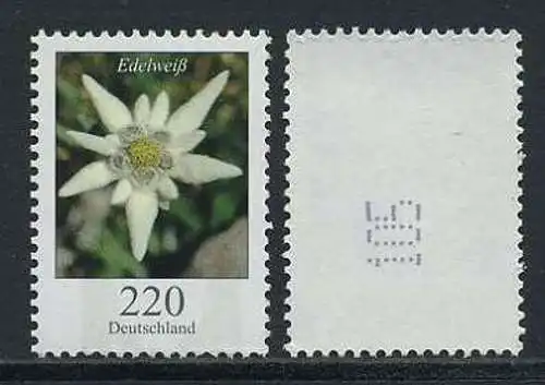 BUND 2006 Michel-Nummer 2530 postfrisch EINZELMARKE m/ rücks.Rollennummer 105