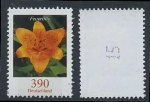 BUND 2006 Michel-Nummer 2534 postfrisch EINZELMARKE m/ rücks.Rollennummer 15