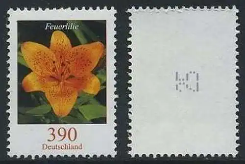 BUND 2006 Michel-Nummer 2534 postfrisch EINZELMARKE m/ rücks.Rollennummer 25