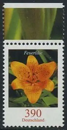 BUND 2006 Michel-Nummer 2534 postfrisch EINZELMARKE RAND oben (c)