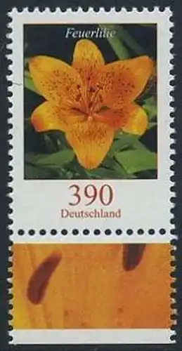 BUND 2006 Michel-Nummer 2534 postfrisch EINZELMARKE RAND unten (b)