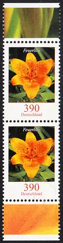 BUND 2006 Michel-Nummer 2534 postfrisch vert.PAAR RÄNDER oben/unten