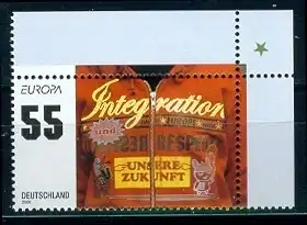 BUND 2006 Michel-Nummer 2535 postfrisch EINZELMARKE ECKRAND oben rechts