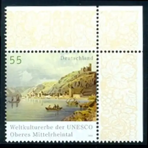 BUND 2006 Michel-Nummer 2536 postfrisch EINZELMARKE ECKRAND oben rechts