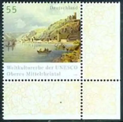 BUND 2006 Michel-Nummer 2536 postfrisch EINZELMARKE ECKRAND unten rechts