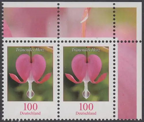 BUND 2006 Michel-Nummer 2547 postfrisch horiz.PAAR ECKRAND oben rechts