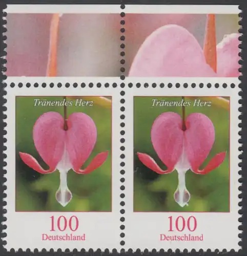 BUND 2006 Michel-Nummer 2547 postfrisch horiz.PAAR RAND oben