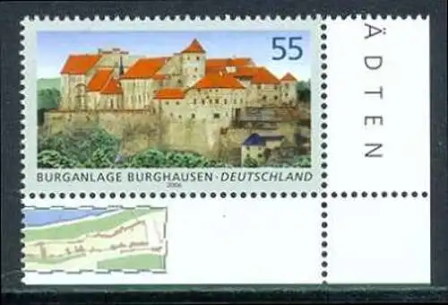 BUND 2006 Michel-Nummer 2548 postfrisch EINZELMARKE ECKRAND unten rechts