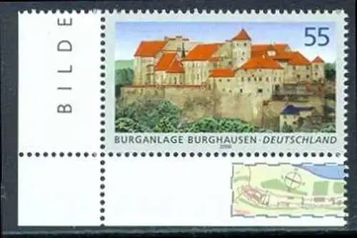 BUND 2006 Michel-Nummer 2548 postfrisch EINZELMARKE ECKRAND unten links