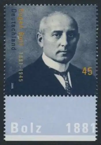 BUND 2006 Michel-Nummer 2571 postfrisch EINZELMARKE RAND unten (b)