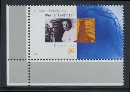 BUND 2006 Michel-Nummer 2573 postfrisch EINZELMARKE ECKRAND unten links