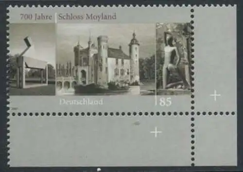 BUND 2007 Michel-Nummer 2602 postfrisch EINZELMARKE ECKRAND unten rechts