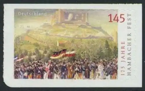 BUND 2007 Michel-Nummer 2605 postfrisch EINZELMARKE (c) -aus MH/selbstklebend-