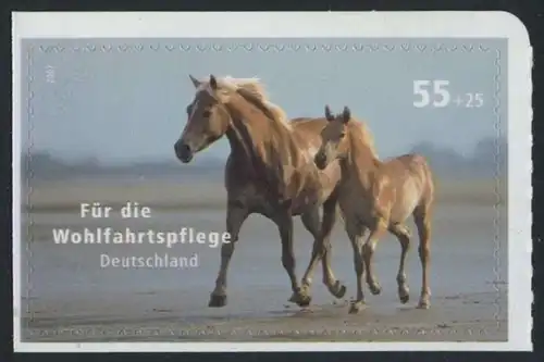 BUND 2007 Michel-Nummer 2635 postfrisch EINZELMARKE (c) -aus MH/selbstklebend-