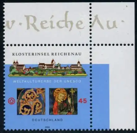 BUND 2008 Michel-Nummer 2637 postfrisch EINZELMARKE ECKRAND oben rechts