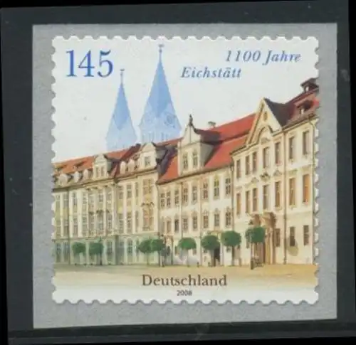 BUND 2008 Michel-Nummer 2643 postfrisch EINZELMARKE (a) -Rollenmarke/selbstklebend-