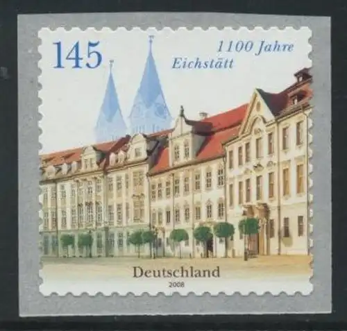 BUND 2008 Michel-Nummer 2643 postfrisch EINZELMARKE (b) -Rollenmarke/selbstklebend-