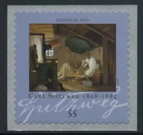 BUND 2008 Michel-Nummer 2648 postfrisch EINZELMARKE (m) -Rollenmarke/selbstklebend-