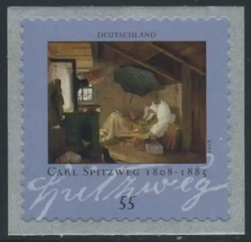 BUND 2008 Michel-Nummer 2648 postfrisch EINZELMARKE (f) -Rollenmarke/selbstklebend-