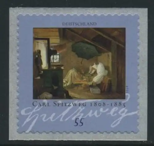 BUND 2008 Michel-Nummer 2648 postfrisch EINZELMARKE (d) -Rollenmarke/selbstklebend-